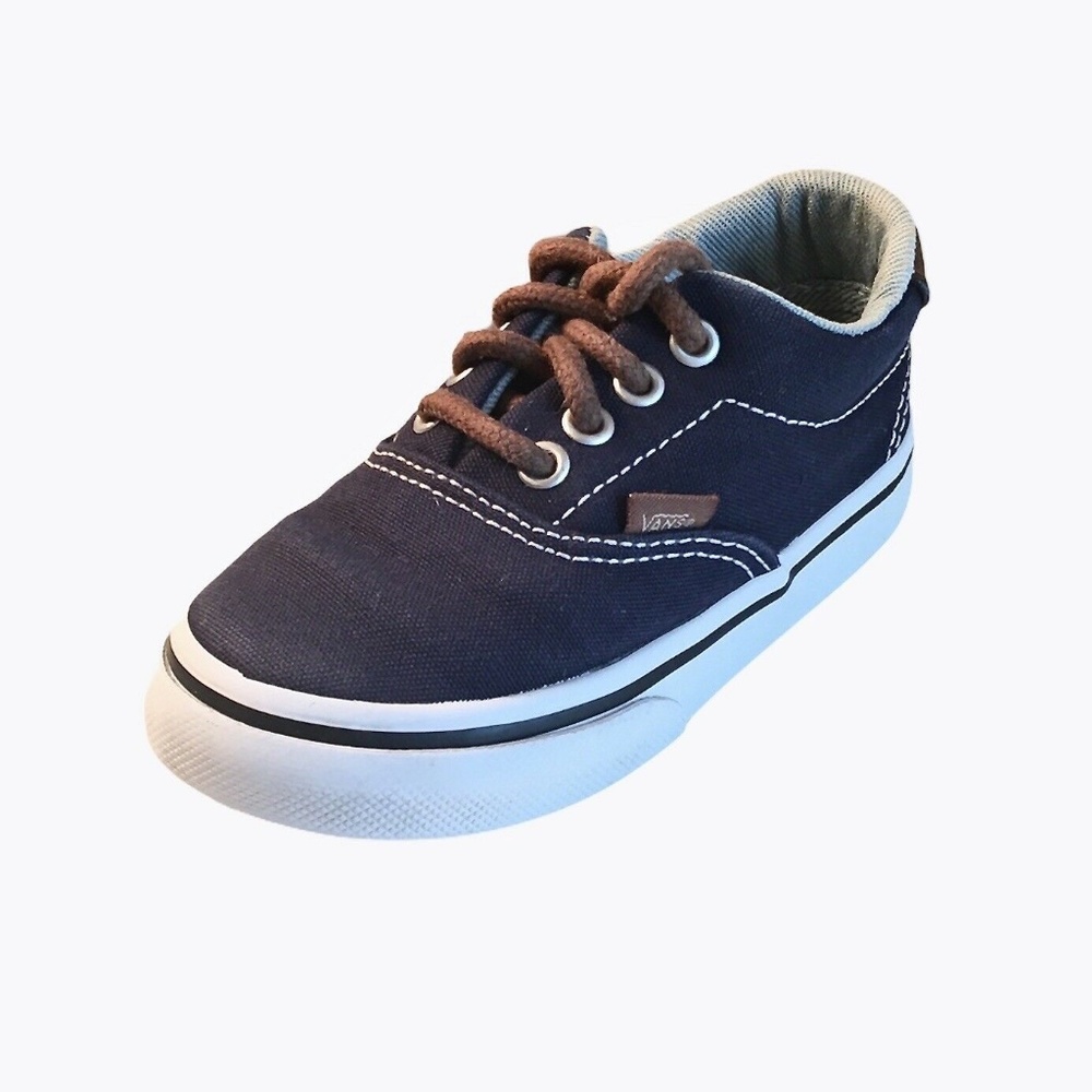 Vans Classic Kids Sneakers Size 6.5 Blue Lace Up Shoes